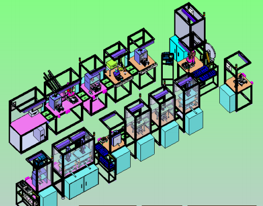 Design scheme for assembly line of a certain automotive parts manufacturer
